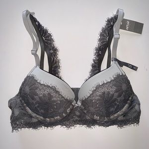 NWT Aerie Real Happy Plunge Push-up Bra Size 32A